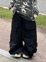 module velcro multi cargo pants