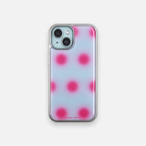 SUN DOT CASE_PINK (silver epoxy)