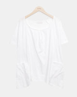 キャロットルーズフィットショートスリーブポケットTシャツ