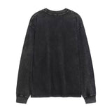 DP807699533145 フレームレタリング長袖Tシャツ