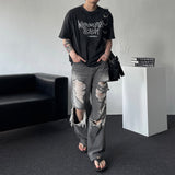 DP802514351176 フレームレタリング半袖Tシャツ