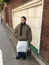 MA-1ハイネックパッデッドフィールドジャケット (2 Colors)