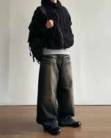 モアエンボデニムパンツ