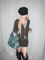 angular tweed hat 