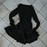 tutu jersey dress_black
