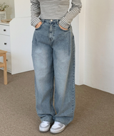 ワンピンタックヒップパンツ