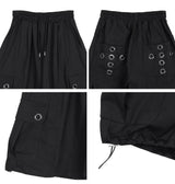 Ber Cross Eyelet Bermuda Pants