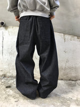 Ruton Pintuck Wide Stripe Pants 2C