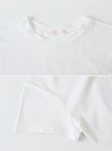 MR ベーシック モダール ラウンド 半袖 Tシャツ (8color)