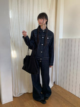 ホパンノンフェードポケットローデニムジャケット