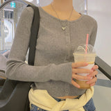 Connie V-neck Round Cropped Cardigan
