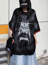 chaos layered short sleeve t-shirt