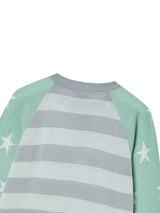 STAR STRIPE KNIT MINT