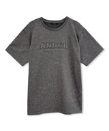 UNISEX スタッズケミカルT チャコール