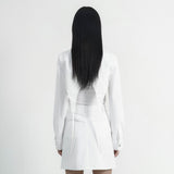 White Crop Jacket