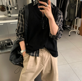  First Overfit V-Neck Knit Vest
