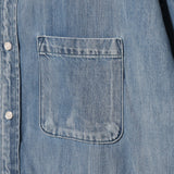 WASHED BIG DENIM SHIRT