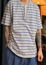 Dangara Henry Neck Short-Sleeve 2color