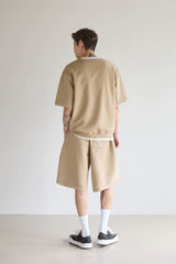 Pigment Washing Half Pants