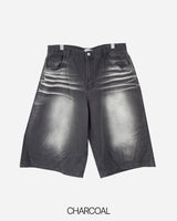 Leeds Washing Half Denim Pants