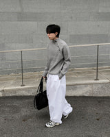 Nell Line Neck Button Knit