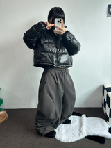 SIDE PLEAT PARACHUTE STRING BALLOON PANTS🩶🖤🤍 - 3 COLORS