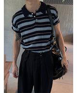 [S/S] Inconnect stripe kara half knit(3color)