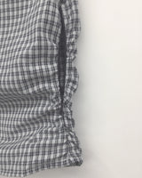 シェブロンチェックオフブラウス (2color)