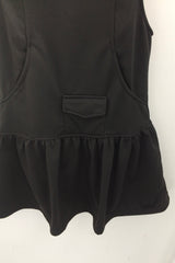 Pocket Flare Hooded Dress
