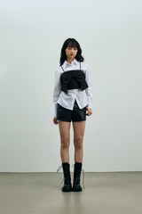 ARI RIBBON BUSTIER / BLACK