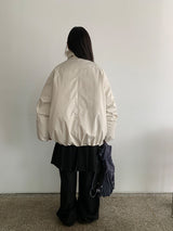 Viewpass High Neck Fur Bomber Jacket