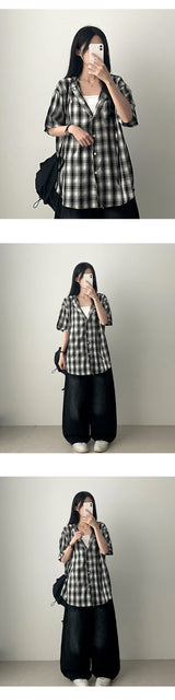 Nell waistbanding denim wide pants