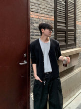 [Premium] Cool U-neck short sleeve T-shirt