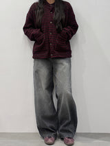 STRIPE TWEED CARDIGAN