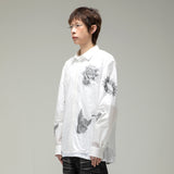 GS006 Tattoo See-Through Shirt (WHITE)