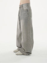 Claim greyish denim pants - 1C