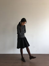 Tingle Suede Midi Skirt (2color)