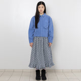 Twill Badge Jacket - Blue