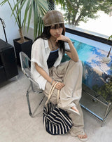 Lean Color Matching Line Sleeveless