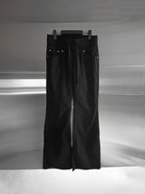 Shibori Straight Cotton Pants