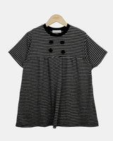 Burnet Double-Button Short-Sleeve T-Shirt