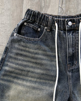 CROSS DEEP DENIM PANTS YB