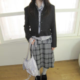 Frill Trim Cropped Jacket