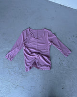 soft line u-neck top