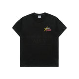 24FW CRACK STAR LOGO SHORT SLEEVE T-SHRIT BLACK