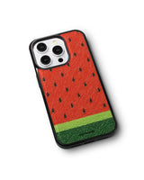 Watermelon Epoxy Silver Case