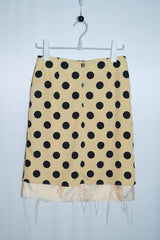 Layered Dot Midi Skirt (Yellow/2size)
