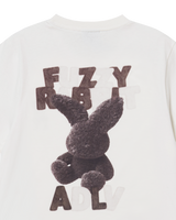 25FW WOMAN ファジーフォントラビット半袖Tシャツ