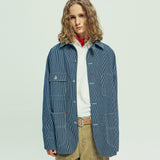 xauヒッコリーチョアジャケット navy stripe