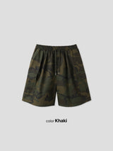 Camo Pocket Cargo Bermuda Shorts 2COLOR